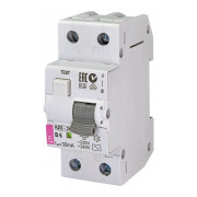 Диференційний автоматичний вимикач ETI KZS-2M (10кА) B 6А/30мА тип AC міні-фото