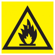 Знак IEK 150x150 мм «Пожежонебезпечно» міні-фото