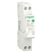 Диференційний автоматичний вимикач Schneider Electric Resi9 1P+N 25А 30мА хар-ка C тип А одномодульний міні-фото