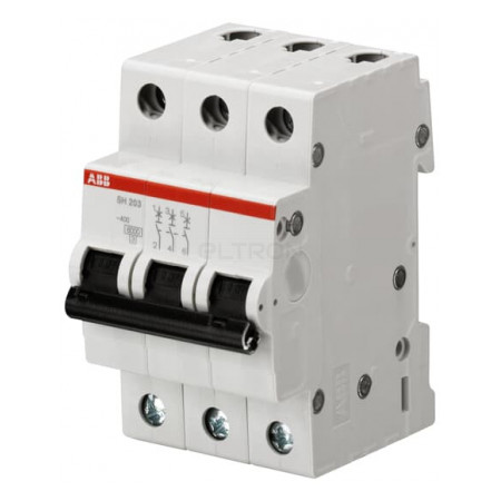 Автоматичний вимикач ABB SH203-C4 3P 4А тип C 6кА (2CDS213001R0044) фото