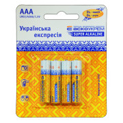 Батарейка лужна АСКО-УКРЕМ AАА.LR03.BP4 (упаковка blister 4 шт.) міні-фото