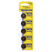 Батарейка літієва АСКО-УКРЕМ «таблетка» CR2025.BP5 (упаковка blister 5 шт.) міні-фото