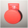 Табличка маркувальна АСКО-УКРЕМ «EMERGENCY STOP» червона для кнопок ∅22 мм зображення 2