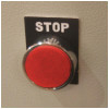 Табличка маркувальна АСКО-УКРЕМ «STOP» чорна для кнопок ∅22 мм зображення 2