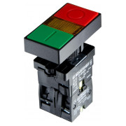 Кнопка АСКО-УКРЕМ LAY5-EW8365 двойная с подсветкой «СТАРТ/СТОП» мини-фото