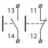 Кнопка АСКО-УКРЕМ XB2-BL8425 подвійна «СТАРТ/СТОП»  зображення 4 (схема)
