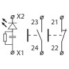 Кнопка АСКО-УКРЕМ XB2-BW8375 подвійна з підсвічуванням«СТАРТ/СТОП» зображення 4 (схема)