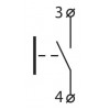 Кнопка АСКО-УКРЕМ XB2-EA161 «СТАРТ» синя (1НВ) зображення 3 (схема)
