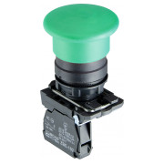 Кнопка АСКО-УКРЕМ TB5-AC31 «грибок» (d 40 мм) «СТАРТ» зелена міні-фото