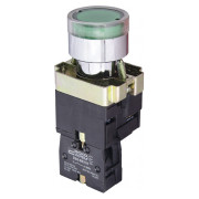 Кнопка АСКО-УКРЕМ XB2-BW3371 с подсветкой зеленая мини-фото