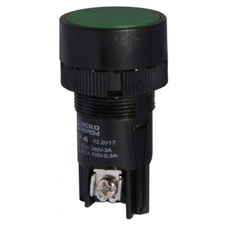 Кнопка АСКО-УКРЕМ XB2-EA131 «СТАРТ» зелена (1НВ) (A0140010033) фото