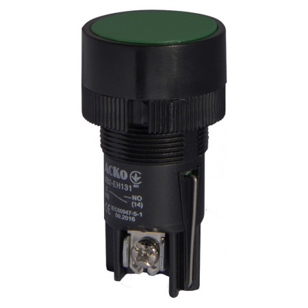 Кнопка АСКО-УКРЕМ XB2-EH131 «СТАРТ» зеленая с фиксацией (1НО) (A0140010039) фото