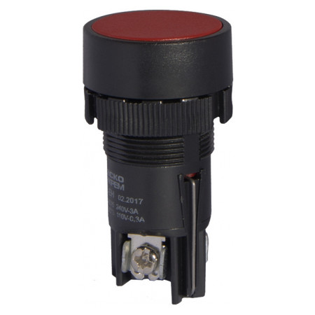 Кнопка АСКО-УКРЕМ XB2-EH145 «СТОП» червона з фіксацією (1НВ+1НЗ) (A0140010043) фото