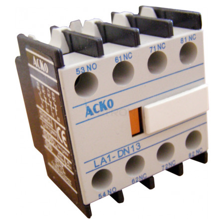 Додатковий контакт АСКО-УКРЕМ ДК-13 (LA1-DN13) 1НВ+3НЗ (A0040050010) фото