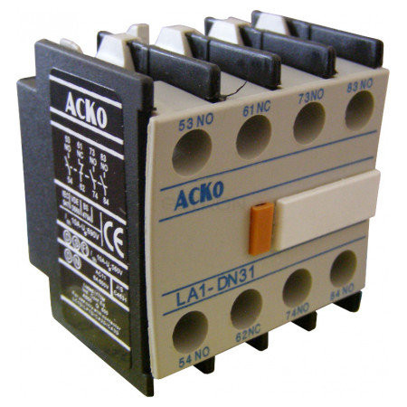 Додатковий контакт АСКО-УКРЕМ ДК-31 (LA1-DN31) 3НВ+1НЗ (A0040050013) фото