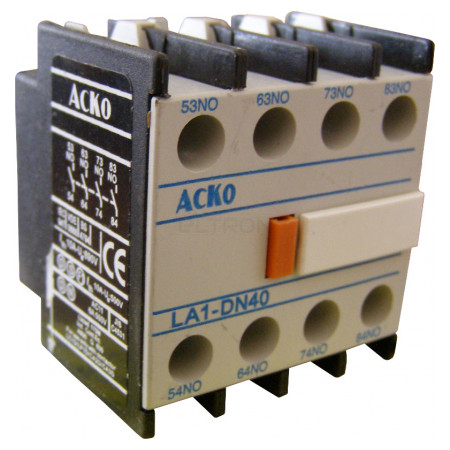 Додатковий контакт АСКО-УКРЕМ ДК-40 (LA1-DN40) 4НВ (A0040050014) фото