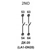 Додатковий контакт АСКО-УКРЕМ ДК-20 (LA1-DN20) 2НВ зображення 3 (схема)