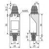 Кінцевий вимикач АСКО-УКРЕМ MЕ-8111 зображення 2 (габаритні розміри)