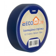 Изолента ECO 0,11мм×18мм/18м синяя мини-фото