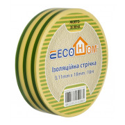 Ізострічка ECO 0,11мм×18мм/18м жовто-зелена міні-фото