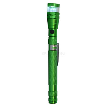 Фонарик АСКО-УКРЕМ ДМ-47 с выдвижным магнитом зеленый (A0200020087) фото