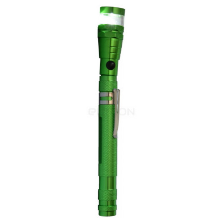 Фонарик АСКО-УКРЕМ ДМ-50 с выдвижным магнитом зеленый (A0200020092) фото