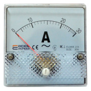 Амперметр АСКО-УКРЕМ A-80 прямого включення 30А (AC) 80×80 мм міні-фото