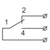 Микровыключатель АСКО-УКРЕМ V-15-1B5 изображение 3 (схема)