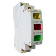 Індикатор АСКО-УКРЕМ ECO LA-3 сигнальний червоний-зелений-жовтий міні-фото