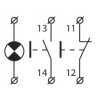 Пост АСКО-УКРЕМ XAL-B373 / «СТАРТ-СТОП-Сигнальная лампа» изображение 3 (схема)