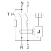 Диференційний вимикач АСКО-УКРЕМ ДВ-2002 2p C 25А 10мА зображення 4 (схема)