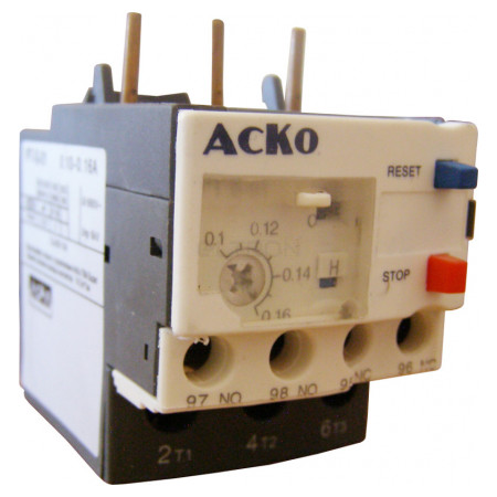 Реле электротепловое АСКО-УКРЕМ PT-S-01 (0.1-0.16A) (A0040060024) фото