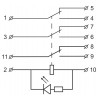 Реле проміжне АСКО-УКРЕМ МK3P (DC 24 V) зображення 3 (схема)