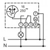Таймер АСКО-УКРЕМ SUL-181h суточный электромеханический изображение 3 (схема)