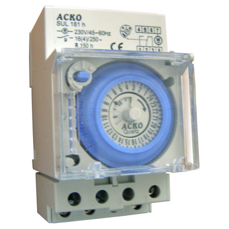 Таймер АСКО-УКРЕМ SUL-181h суточный электромеханический (A0090040001) фото