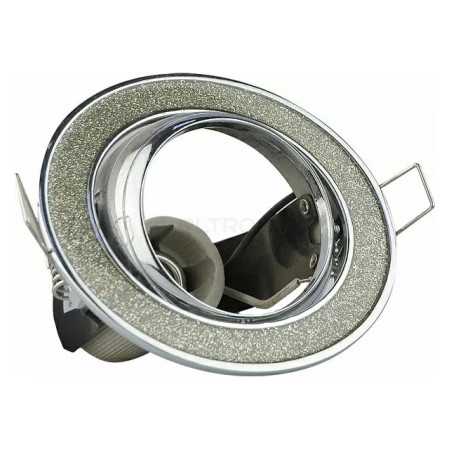 Світильник точковий АСКО-УКРЕМ 301A SZ CH+SHSL (R50) Е14 сріблястий (A0180140209) фото