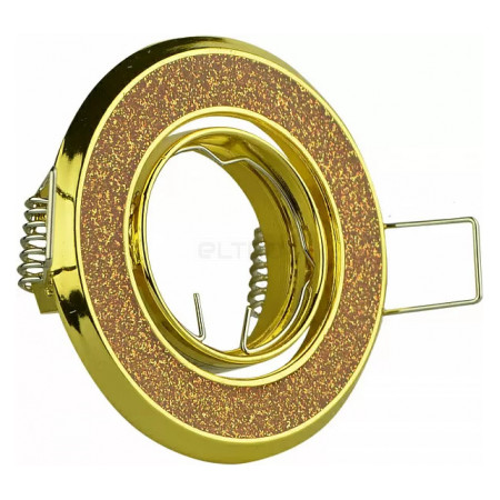 Светильник точечный АСКО-УКРЕМ MR11 611B GD/SHT золотисто-янтарный (A0180140701) фото