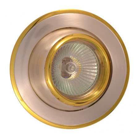 Світильник точковий АСКО-УКРЕМ MR16 301A SS/G матове срібло/золото (A0180140260) фото