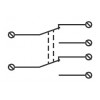 Тумблер АСКО-УКРЕМ 1321 на 2 положення перекидной (Увімк-Увімк) 2 контакти зображення 3 (схема)
