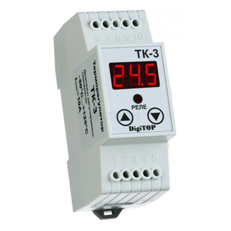 Терморегулятор DigiTOP ТК-3 (-55°C…+125°C, крок 0.1°C) фото