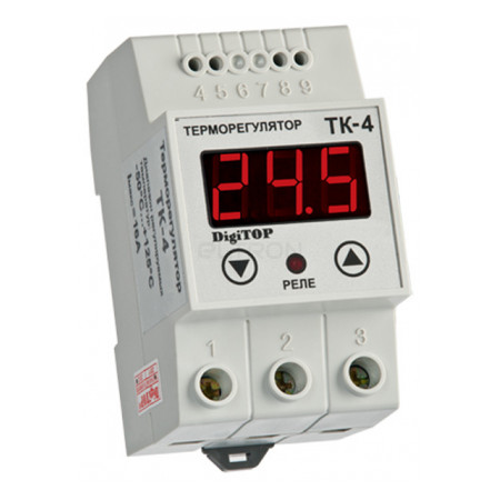 Терморегулятор DigiTOP ТК-4 (-55°C…+125°C, крок 0.1°C) фото