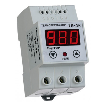 Терморегулятор DigiTOP ТК-4к (0°C…+999°C, крок 1.0°C) фото