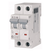 Автоматичний вимикач Eaton HL-C10/2 2p C 10А міні-фото