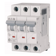 Автоматический выключатель Eaton HL-C6/3 3p C 6А мини-фото