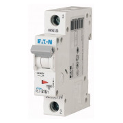 Автоматический выключатель Eaton PL7-B16/1 1p B 16А мини-фото