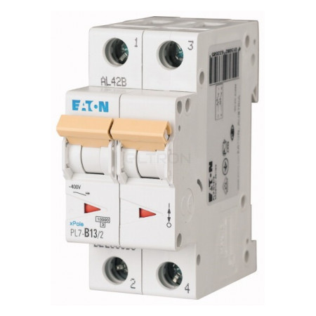 Автоматичний вимикач Eaton PL7-B13/2 2p B 13А (262764) фото