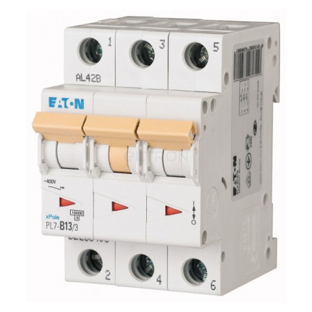 Автоматичний вимикач Eaton PL7-B13/3 3p B 13А (263388) фото