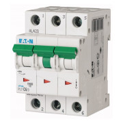 Автоматичний вимикач Eaton PL7-C6/3 3p C 6А міні-фото