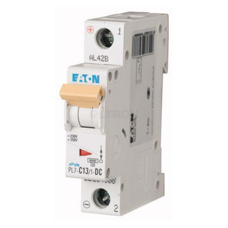 Автоматичний вимикач Eaton PL7-C13/1-DC 1p C 13А (264888) фото