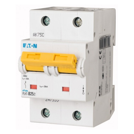 Автоматичний вимикач Eaton PLHT-B25/2 (25кА) 2p B 25А (247999) фото